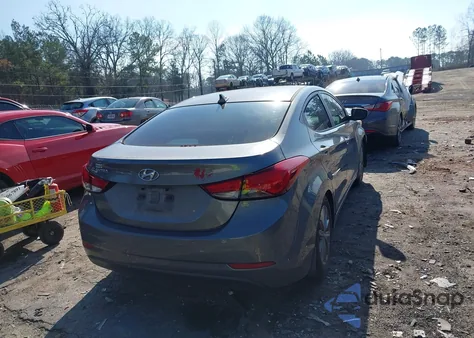 2014 Hyundai Elantra Se z USA, uszkodzony, nr VIN 5NPDH4AE1EH516843